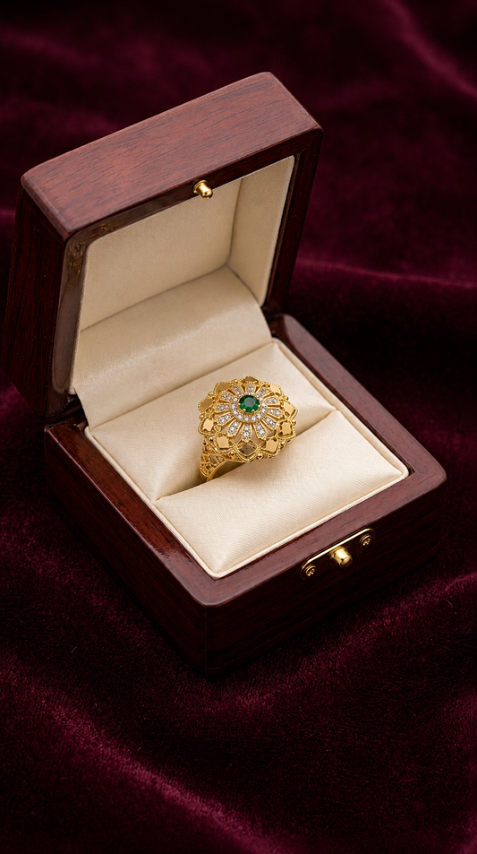 Charming Gold Plated Ring