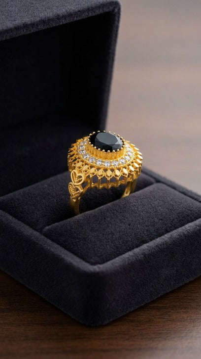 Gold Polish Artificial Ring – Alkarim Artificial Jewellery