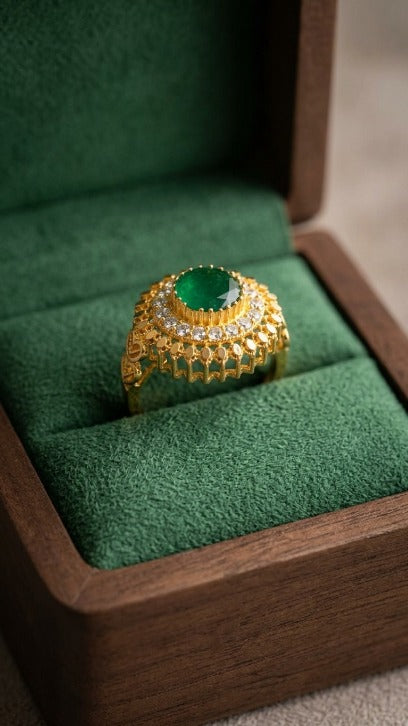 Gold Polish Artificial Ring – Alkarim Artificial Jewellery
