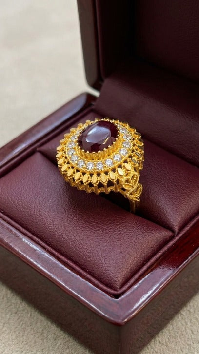 Gold Polish Artificial Ring – Alkarim Artificial Jewellery